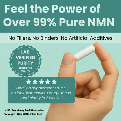 Pure NMN - 30 x 500mg Capsules
